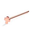 Smaller Plus Shaped Straight Nose Stud NSKA-06s